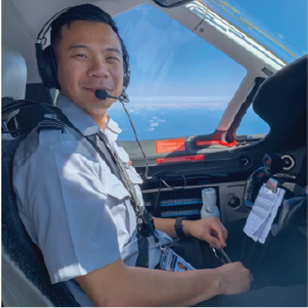 William Wong, ATP-rated Flight Instructor and CL65 First Officer at Aviator.NYC