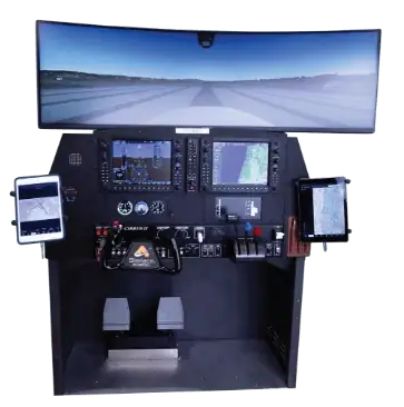 Garmin G1000 FAA-Certified AATD flight simulator with authentic avionics in SoHo Manhattan